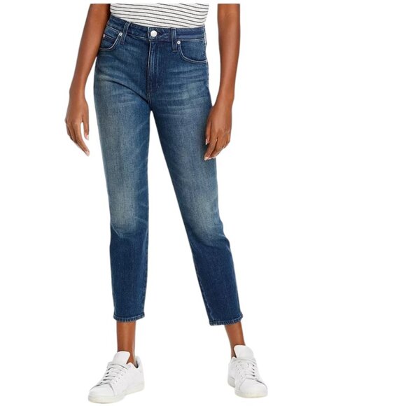 AMO High Rise Stix Cropped Skinny Jeans in Good Karma Sz 29 - Picture 3 of 11